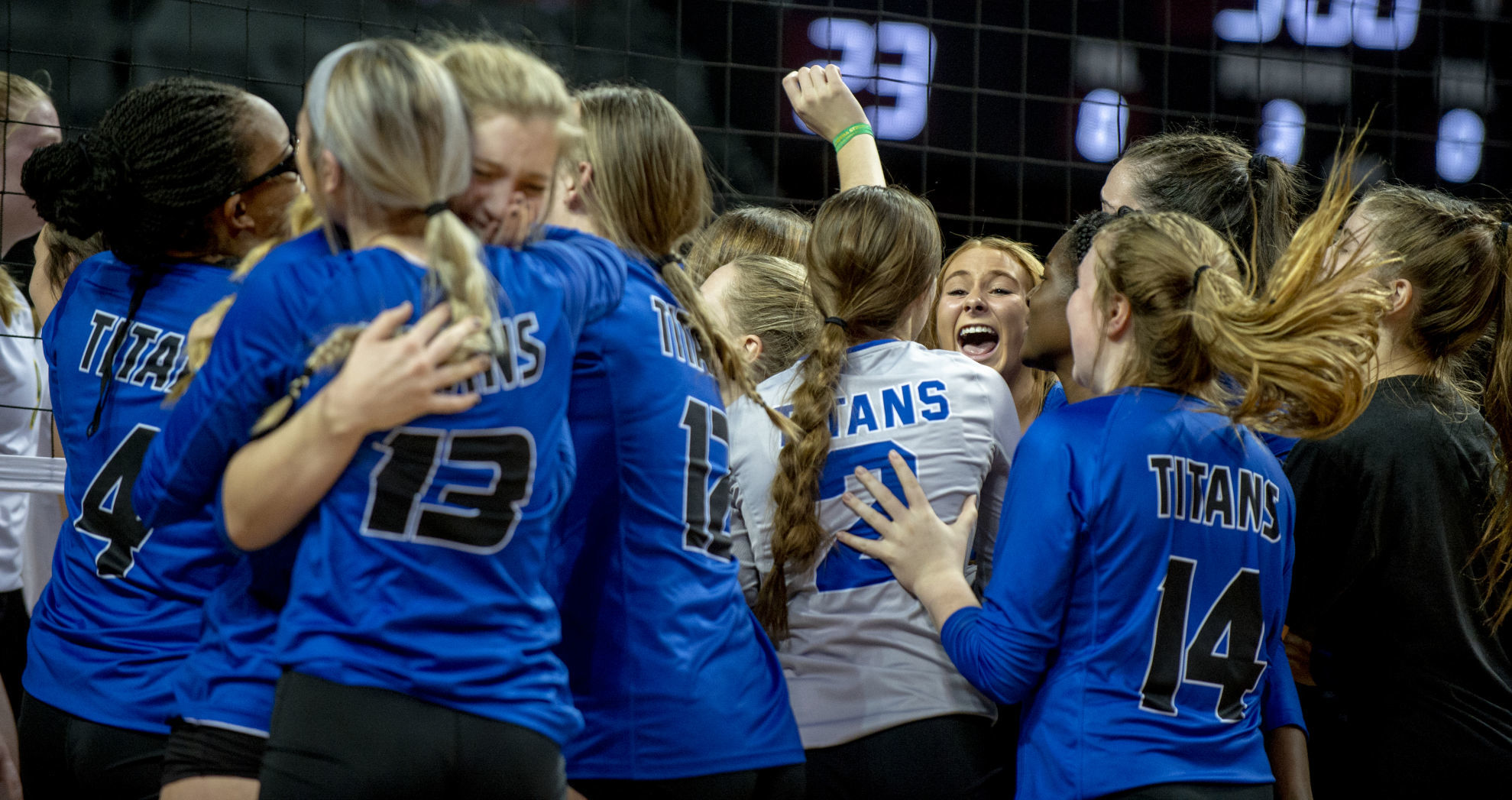 Class A state volleyball, Pius X vs. PLVS, 11.8